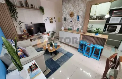 Apartamento com 2 dormitórios à venda, 62 m²  - indaiá - caraguatatuba/sp