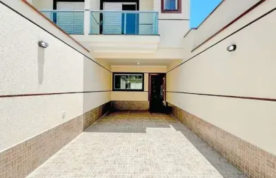 Sobrado novo à venda com 3 suítes e 4 vagas na vila medeiros – 120m² privativos