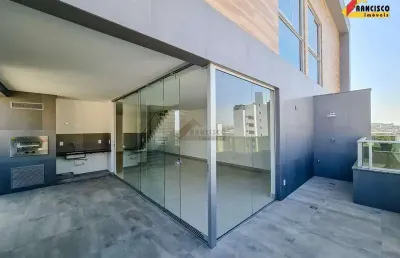 Apartamento cobertura à venda, 4 quartos, 4 suítes, 4 vagas, centro - divinópolis/mg