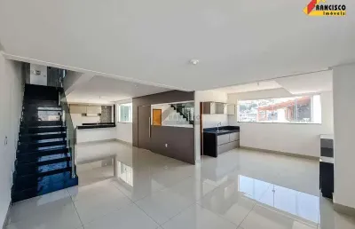 Apartamento cobertura à venda, 3 quartos, 1 suíte, 3 vagas, sidil - divinópolis/mg
