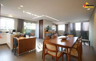 Apartamento cobertura à venda, 3 quartos, 1 suíte, 3 vagas, manoel valinhas - divinópolis/mg