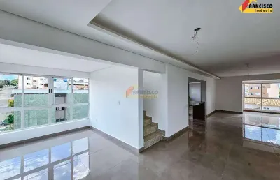 Apartamento cobertura à venda, 5 quartos, 3 suítes, 4 vagas, bom pastor - divinópolis/mg