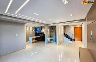 Apartamento cobertura à venda, 3 quartos, 3 suítes, 2 vagas, centro - divinópolis/mg