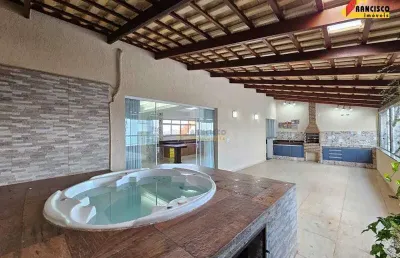 Apartamento cobertura à venda, 4 quartos, 2 suítes, 5 vagas, centro - divinópolis/mg