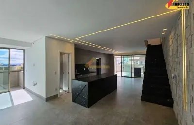 Apartamento cobertura à venda, 3 quartos, 3 suítes, 4 vagas, centro - divinópolis/mg