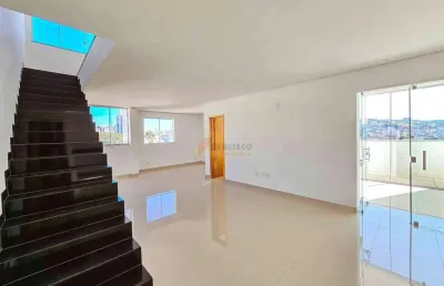 Apartamento cobertura à venda, 3 quartos, 1 suíte, 3 vagas, santa clara - divinópolis/mg