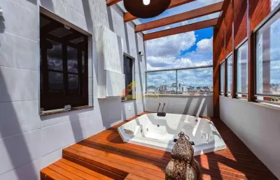 Apartamento cobertura com acabamento de primeira linha.