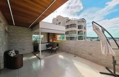 Apartamento cobertura à venda, 3 quartos, 1 suíte, 2 vagas, centro - divinópolis/mg