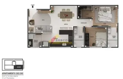 Apartamento à venda, 2 quartos, 1 suíte, 1 vaga, sidil - divinópolis/mg