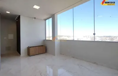 Apartamento cobertura para aluguel, 3 quartos, 1 suíte, 2 vagas, manoel valinhas - divinópolis/mg