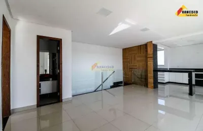 Apartamento cobertura para aluguel, 3 quartos, 1 suíte, 2 vagas, bom pastor - divinópolis/mg