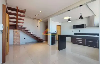 Apartamento cobertura para aluguel, 3 quartos, 1 suíte, 1 vaga, planalto - divinópolis/mg