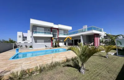Casa 05 suítes, alto padrão, 469 m² área construída, na praiade bella torres.