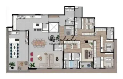 Edifício tayga - apartamento com 4 dormitórios à venda, 299 m² por r$ 2.192.000,00 - olhos d'agua - ribeirão preto/sp