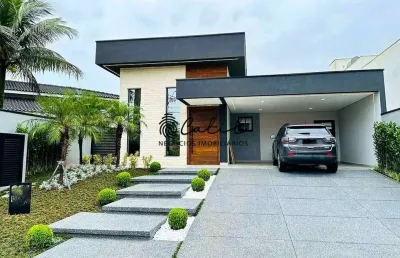 Condomínio morada da praia - casa com 4 dormitórios mobiliada à venda, 222 m² por r$ 2.980.000 - condomínio morada da praia - bertioga/sp