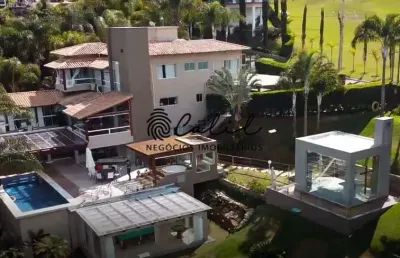 Rua das gaveas - mansão com 6 suítes, 1200m² à venda por r$ 5.900.000,00 - capitólio/mg
