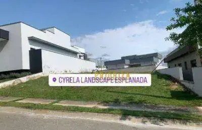 Terreno à venda, 308 m² por r$ 398.000,00 - cyrela landscape esplanada - votorantim/sp