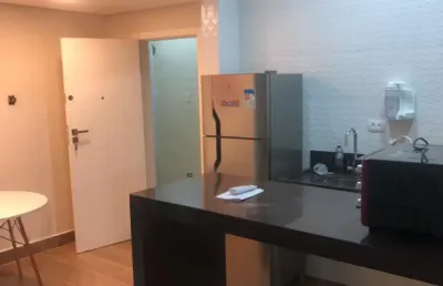 Kitnet mobiliada para locação – 22m² | completa e pronta para morar – santos/sp