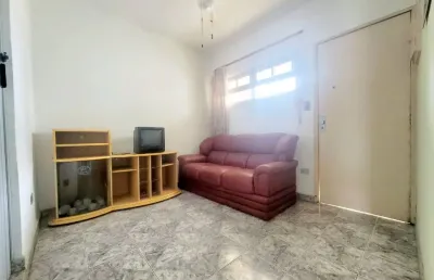 Apartamento 1 quadra da praia – santos | 1 dormitório com garagem | r$ 350.000