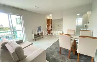 José cláudio dórea - apartamento 2/4 com suíte, no sim aluguel no condomínio claudio dorea | mobiliado