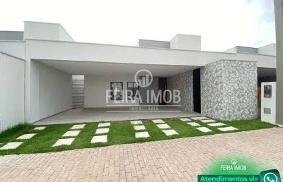 Trend residence - casa 3/4 com suíte no trend residence com espaço gourmet