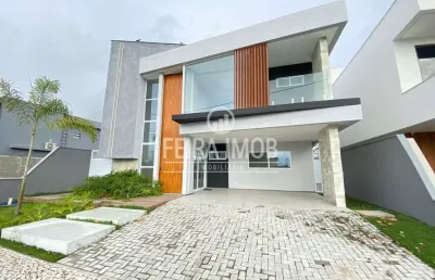 Amarílis - casa alto padrão 4 suítes no condomínio amarílis