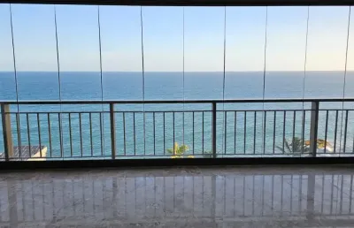 Vista mar espetacular! apartamento nascente com 4 suítes e 320m² no rio vermelho – ed. palazzo sulmare