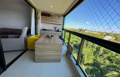 Apartamento 3/4 com suíte e varanda gourmet à venda no alphalife residence – alphaville 1