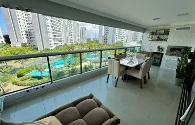 Apartamento à venda no le parc resort | apartamento de 166m² | 4 quartos, vista clube
