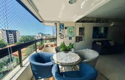 Apartamento nascente com 2 suítes, mobiliado, 89m² e 2 vagas na pituba!
