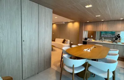 Apartamento alto padrão com 3 suítes e varanda gourmet | alphaville salvador i | 140m² | 3 vagas