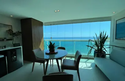 Apartamento de luxo com vista para o mar no costa españa – 1 suíte, 88m² e 2 vagas