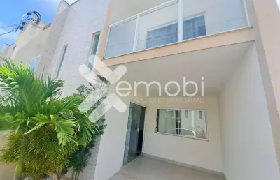 Casa duplex em condominio à venda em ponta negra (natal/rn) | residencial casa jardins | 3 quartos sendo 2 suítes | 97m²