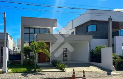 Casa à venda em cajupiranga (parnamirim/rn) | condomínio majestic nova york | 3/4 sendo 2 suítes, 117m²