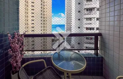 Apartamento à venda ponta negra (natal/rn) | residencial conde da praia | 2/4 sendo 1 suíte, 56m²