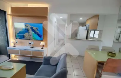 Apartamento mobiliado à venda em ponta negra (natal/rn) | residencial therramare | 2/4 sendo 1 suíte - 51m²