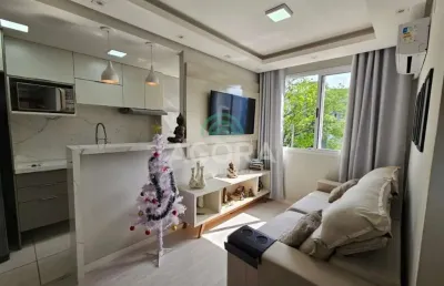 Apartamento de 48m², mobiliado e com 2 (dois) dormitórios, localizado no bairro olaria.