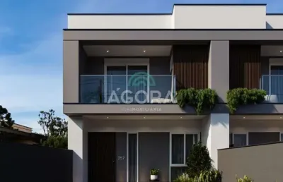 Sobrado em construção com 152,61m² privativos, localizado no bairro igara.