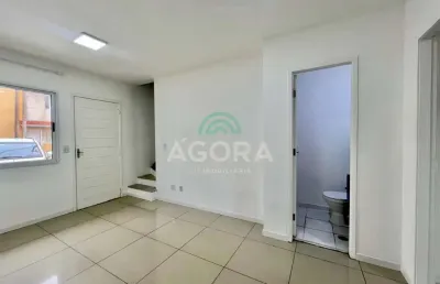 Sobrado com 2 (dois) dormitórios em condominio fechado, localizado no bairro igara em canoas.