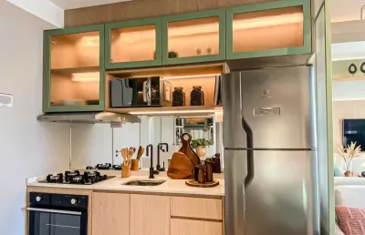Apartamento 2 dormitórios - plano e vista da cantareira