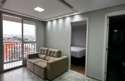 Apartamento 2 dormitórios vaga e varanda no socorro pronto
