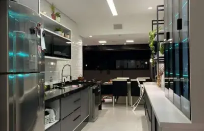 Cobertura duplex para venda em santo andré, vila scarpelli, 3 dormitórios, 1 suíte, 2 banheiros, 2 vagas