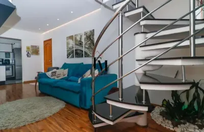 Cobertura duplex para venda em são caetano do sul, santa maria, 2 dormitórios, 1 suíte, 3 banheiros, 3 vagas