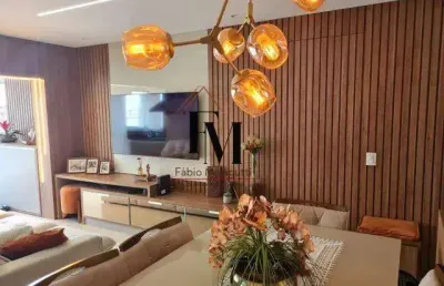 Apartamento para venda em santo andré, centro, 3 dormitórios, 3 suítes, 4 banheiros, 2 vagas