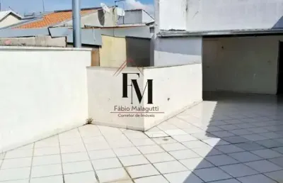 Cobertura duplex para venda em santo andré, vila humaitá, 2 dormitórios, 1 suíte, 2 banheiros, 1 vaga