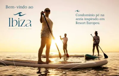 Ibiza beach resort - terreno em condomínio pé na areia - araruama / rj