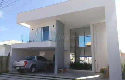 Blue garden ecoville - casa alto 250m2  padrão 3 quartos duas suítes