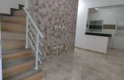Sobrado à venda, 54 m² por r$ 330.000,00 - vila guilhermina - praia grande/sp