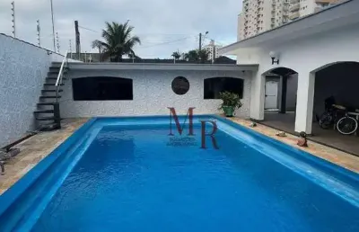 Casa com 4 dormitórios à venda por r$ 1.800.000,00 - balneário flórida - praia grande/sp