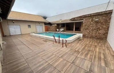 Casa com 5 dormitórios à venda, 308 m² por r$ 3.200.000 - canto do forte - praia grande/sp